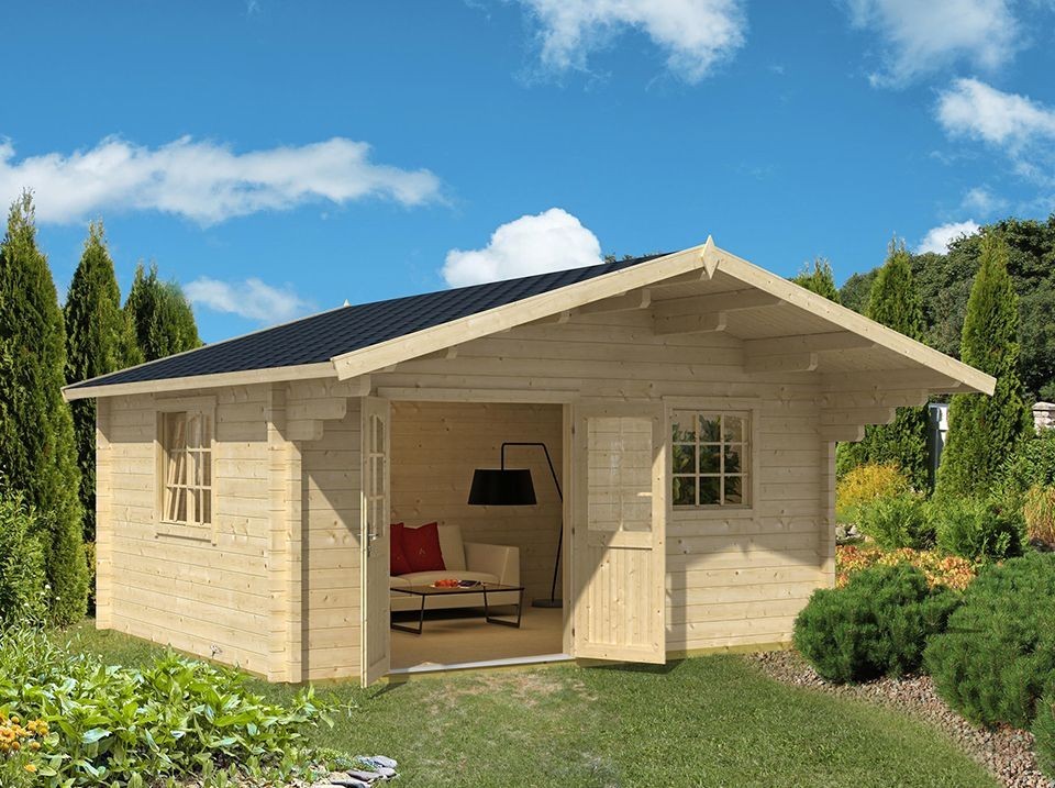 Abri de jardin NIASSA 11 - 40mm Abri de jardin NIASSA 11 - 40mm, Abri de jardin en bois - Direct-abris
