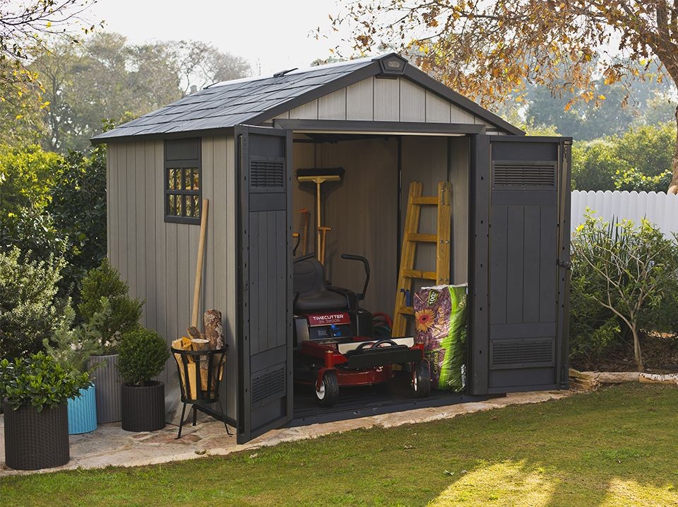 ABRI DE JARDIN RÉSINE BROSSIUM 6.6M2