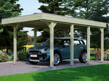 Carport en bois FRIESLAND -...