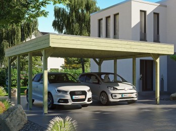 Carport en bois FRIESLAND -...
