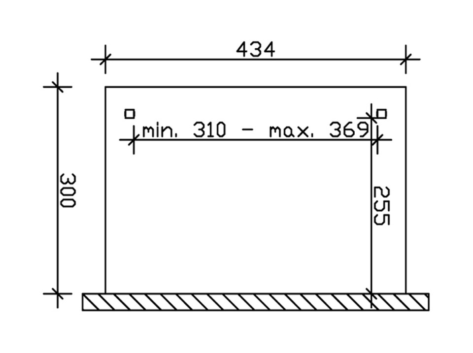 Store tissu pergola 434x300 (4 pces) Store tissu pergola 434x300 (4 pces), Accessoires pergolas - Direct-abris
