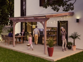 Pergola en bois MALAGA - 2 poteaux