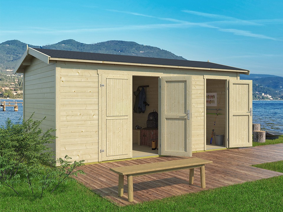 chalet en bois CHEROKEE 42 - 70mm chalet en bois CHEROKEE 42 - 70mm, Maison de Jardin - Direct-abris