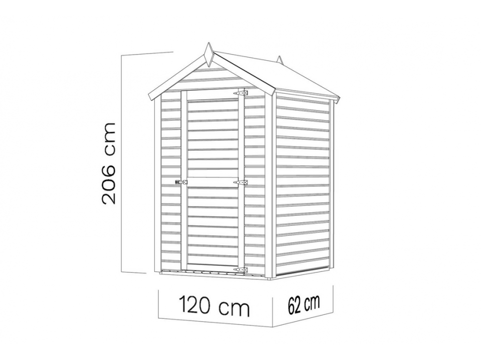 ABRI BARBECUE BELIZE 2.5X1.6M 