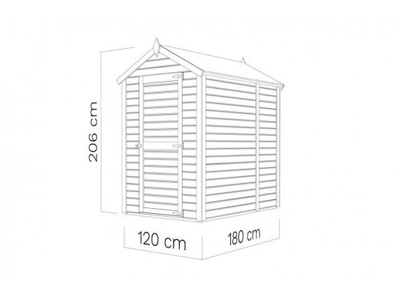plan abri de jardin bois