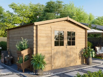 Chalet de jardin bois JULIA 12m2 - 34mm