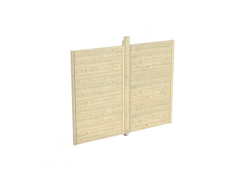 Abri de jardin PVC DECO 20B Blanc - Gris Vert Abri de jardin PVC DECO 20B Blanc - Gris Vert, Abri de jardin en PVC et resine - Direct-abris