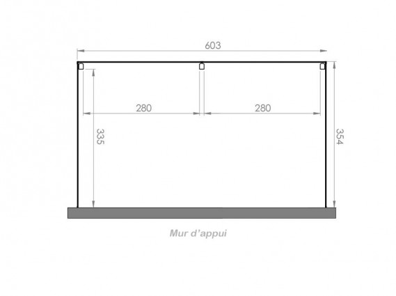 Plan TALIS 600x350 cm