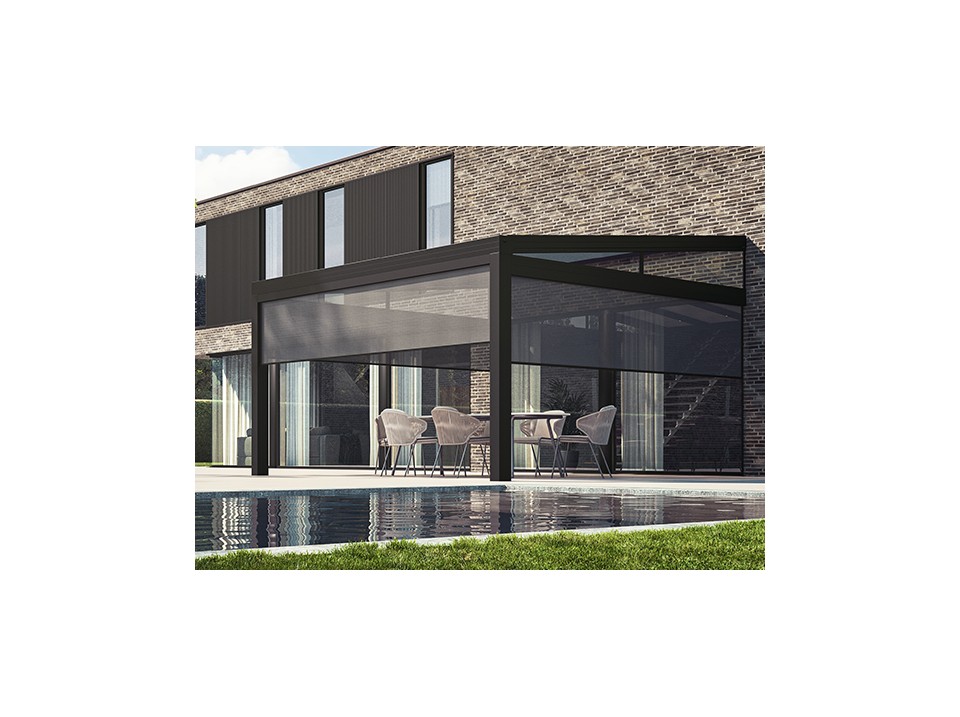 Pergola Aluminium NEOLIS Profondeur 4 5M 4x4 5m Direct