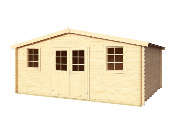 Abri de jardin CHESTER 20m2 - 28mm