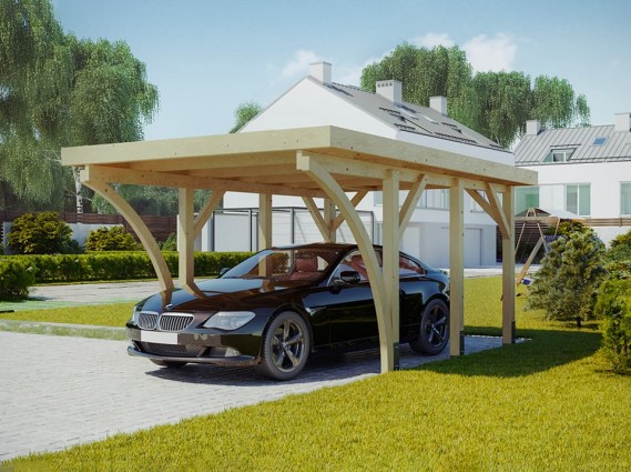 carport bois