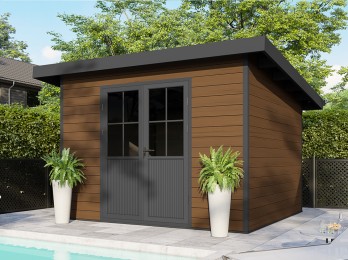 Chalet de jardin bois JULIA 16m2 - 44mm