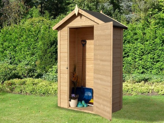 armoire de jardin en bois 120 X 62 - 14 mm