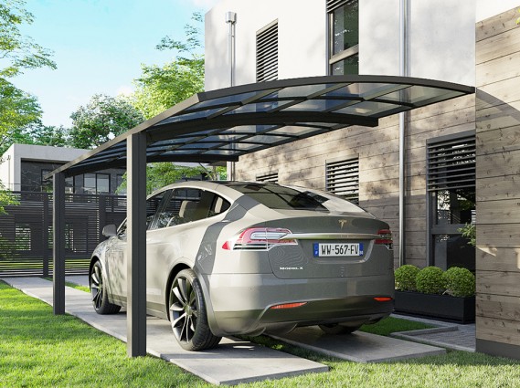 Carport aluminium autoportant