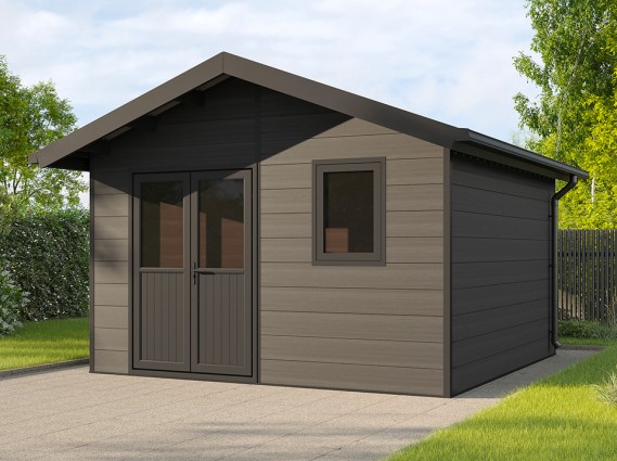 Abri de jardin composite ISORA de 15m2
