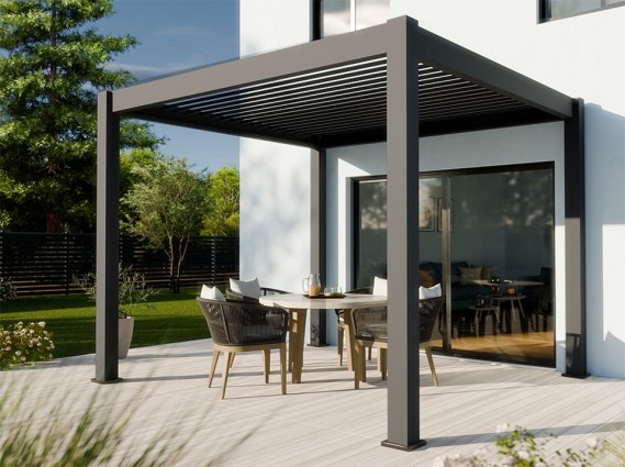 Pergola bioclimatique AURORA autoportée