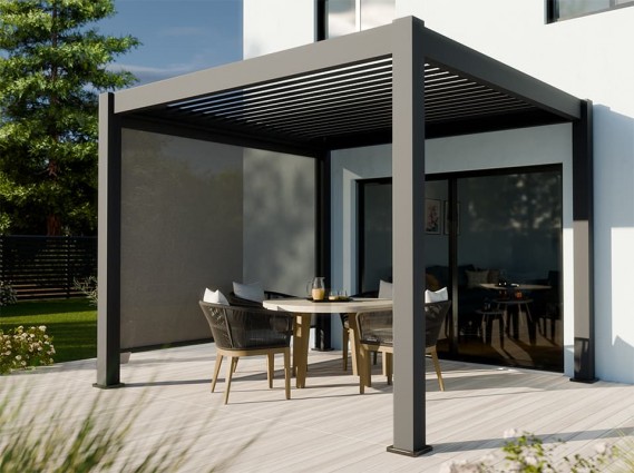 Pergola bioclimatique modèle autoporté