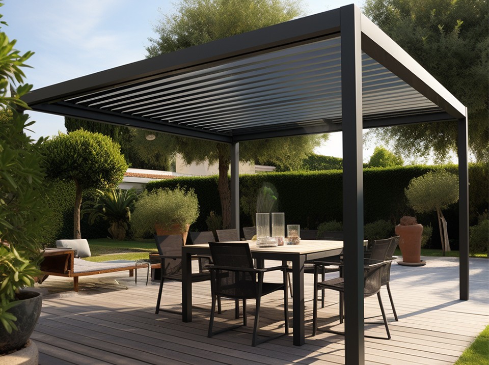 abri de jardin warwick 17 28mm avec terrasse