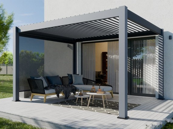 Aménagement de pergola bioclimatique