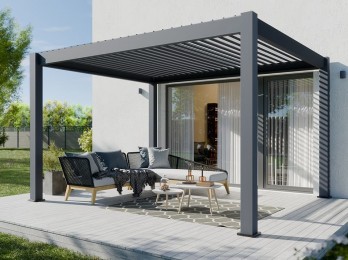 Pergola bioclimatique Orion anthracite