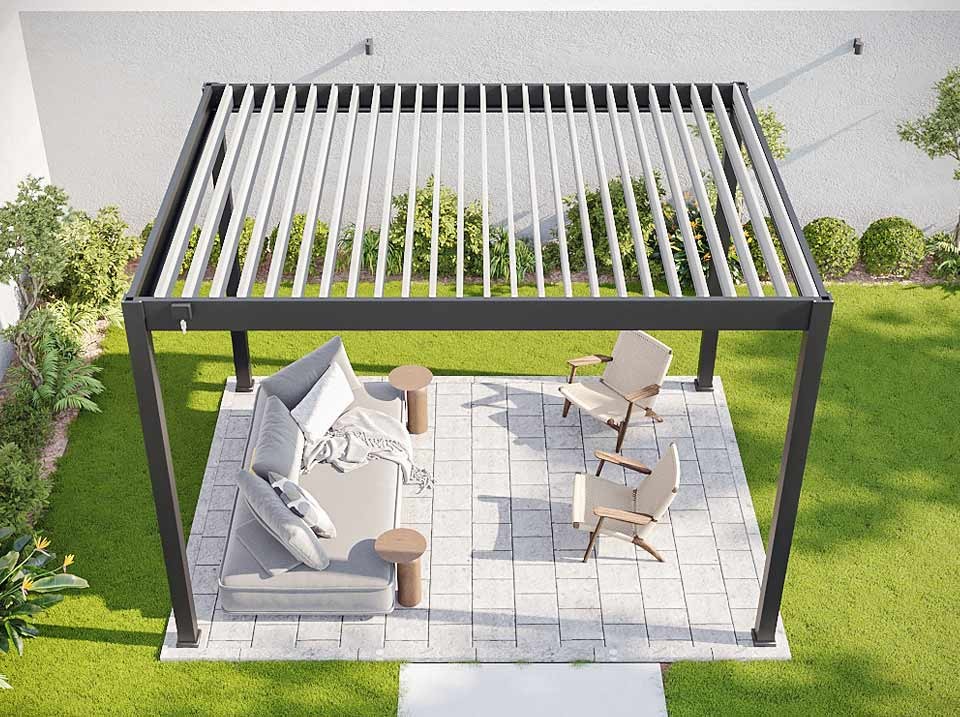 Carport Aluminium Adosse TALIS 6 X 3 5 M Direct Abris
