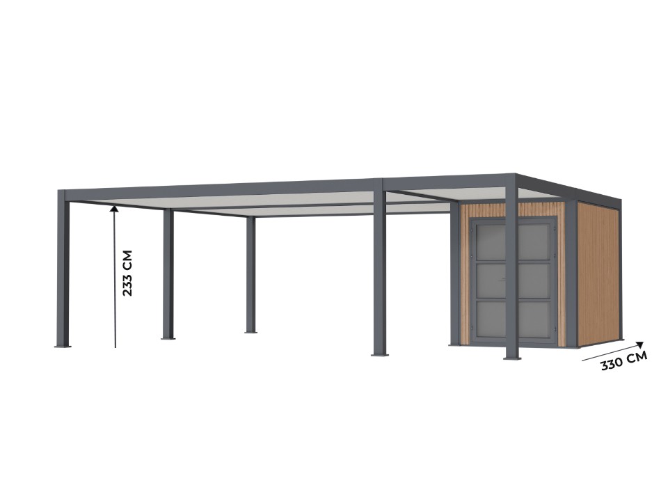 Chalet en bois HIELO 33 - 70 mm Chalet en bois HIELO 33 - 70 mm, Maison de Jardin - Direct-abris