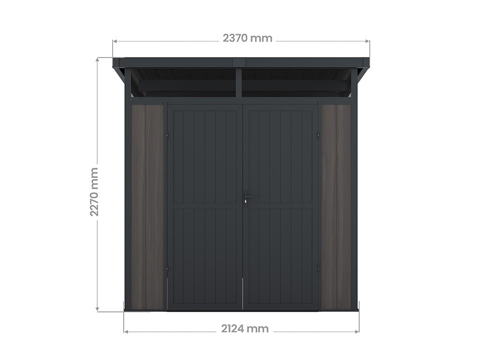 Abri de jardin WELLAND 12 - 28mm Abri de jardin WELLAND 12 - 28mm, Abri de jardin en bois - Direct-abris