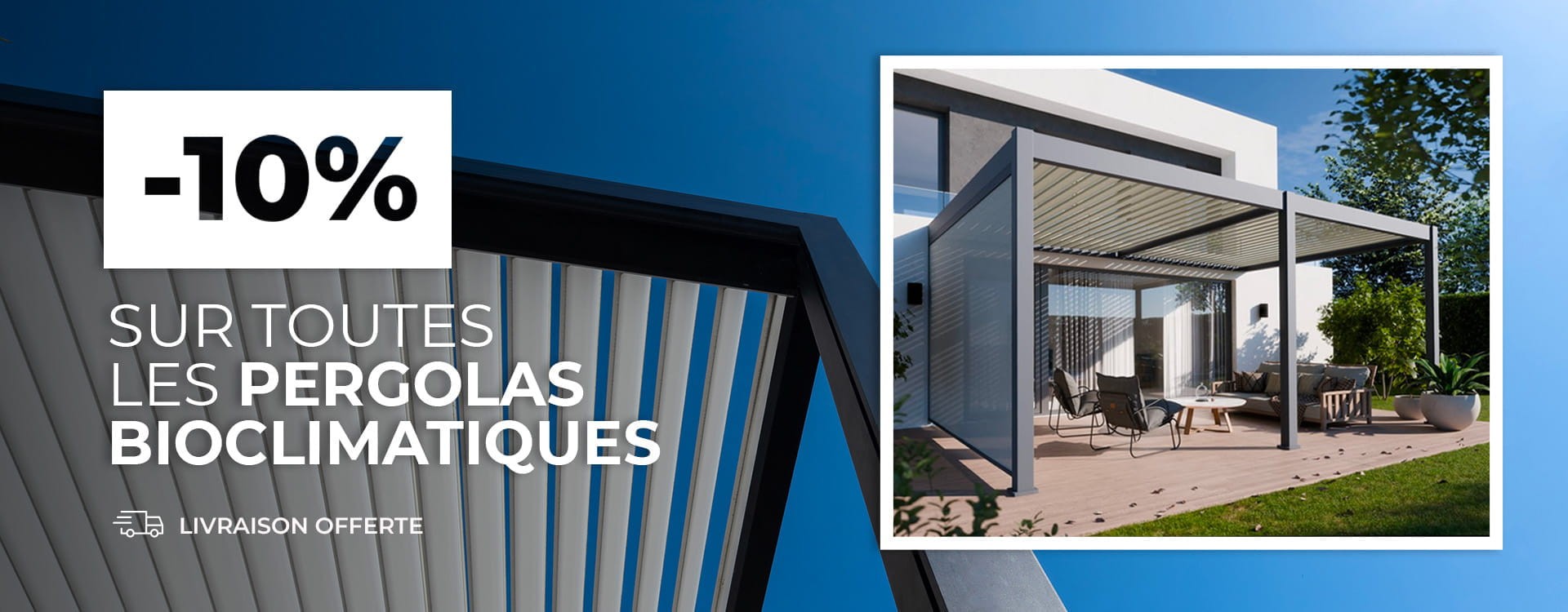 10% pergolas bioclimatiques