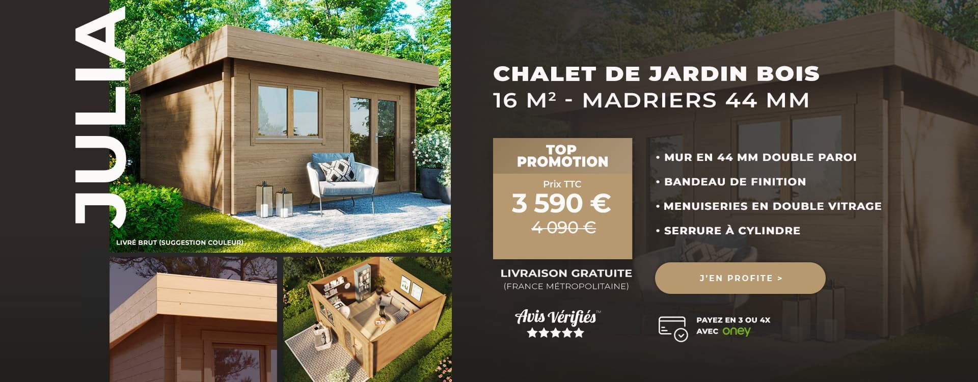 abri de jardin promo