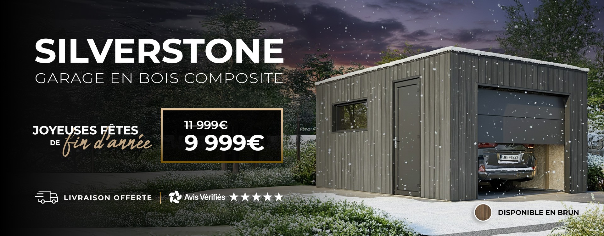 garage bois composite promotion