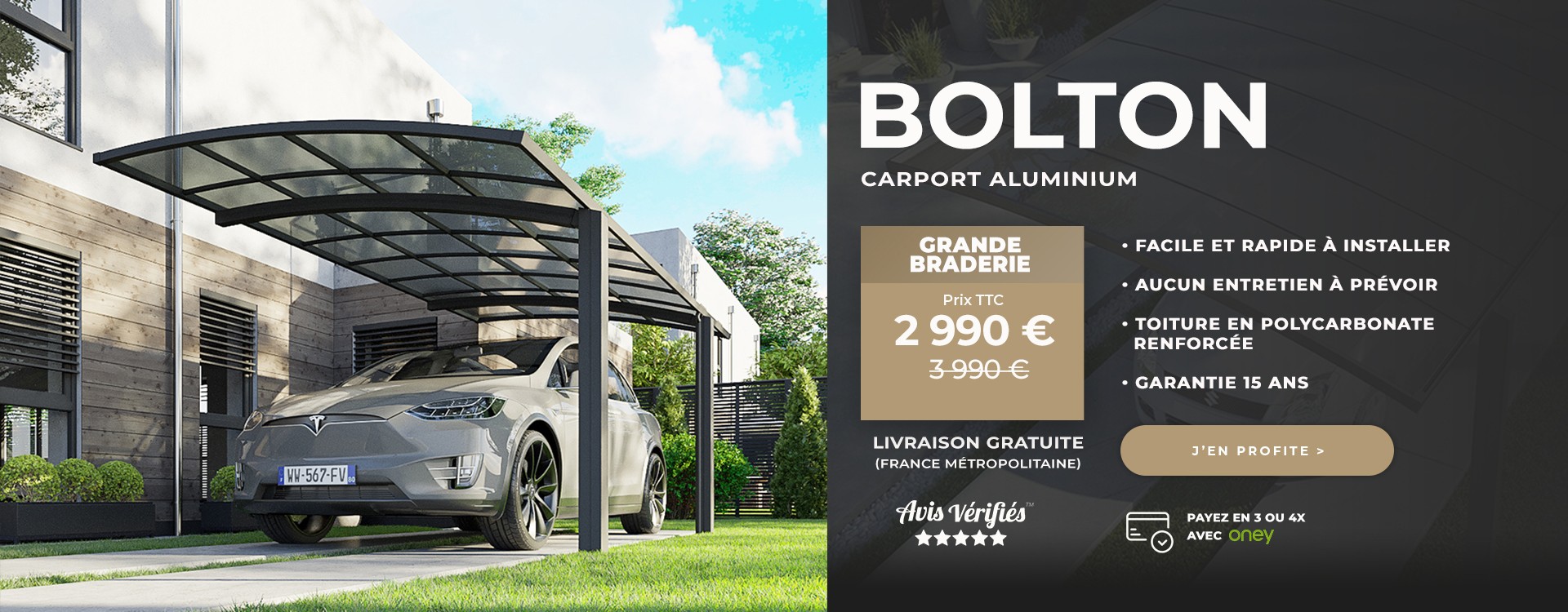 carport aluminium bolton